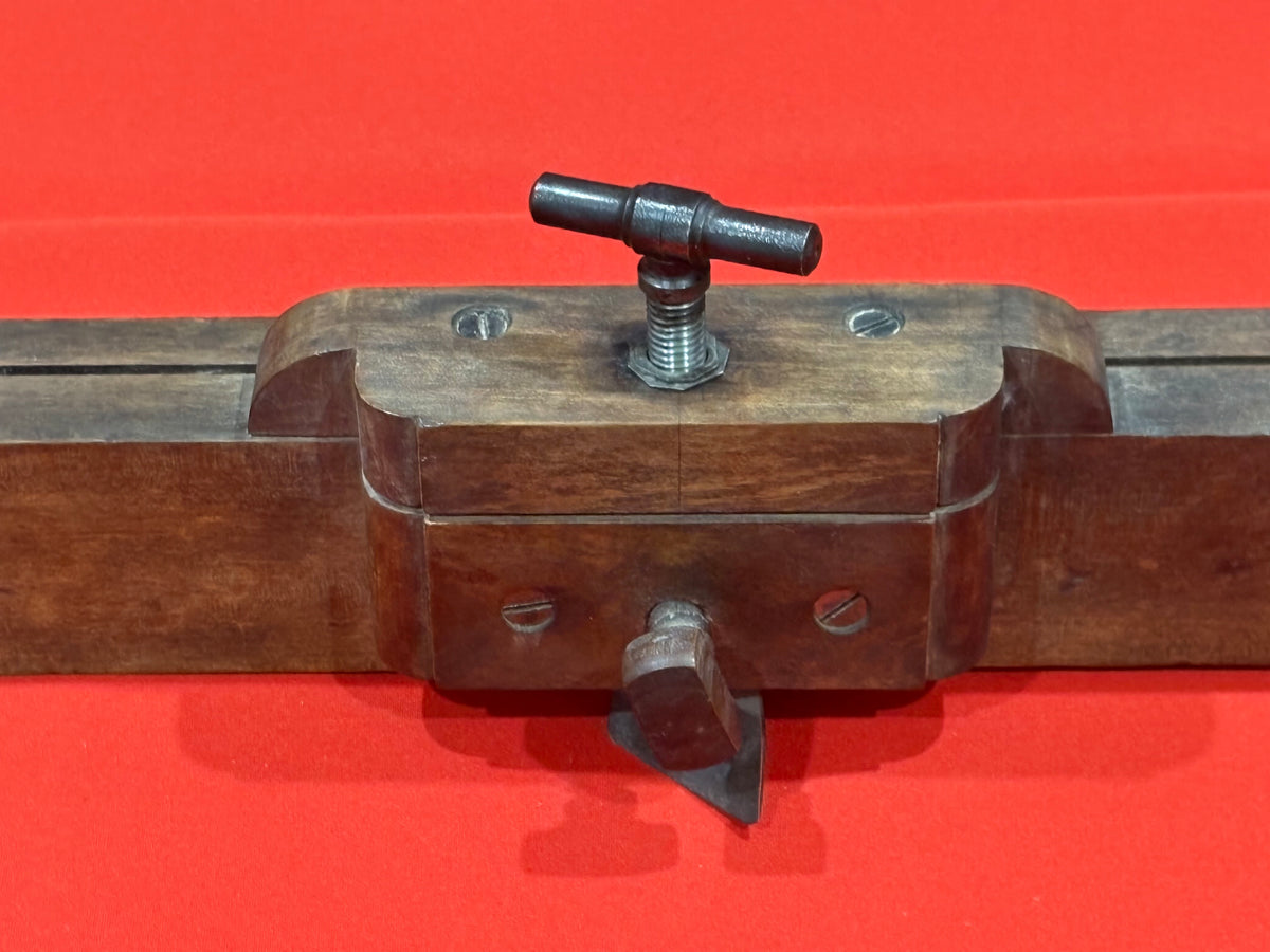 ANTIQUE LARGE 52" X 3" MAHOGANY SHIP BUILDERS PLANE / CROZE ??