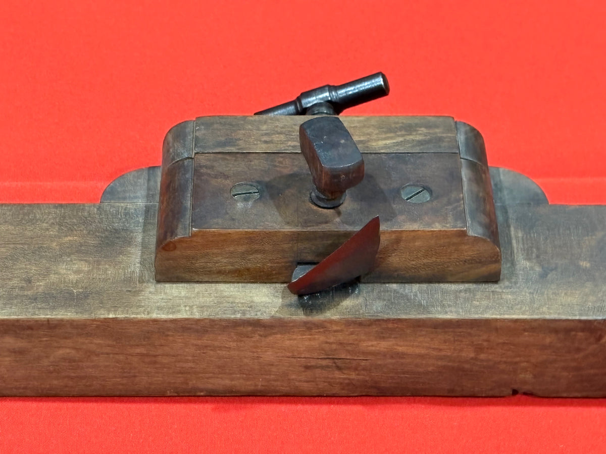ANTIQUE LARGE 52" X 3" MAHOGANY SHIP BUILDERS PLANE / CROZE ??